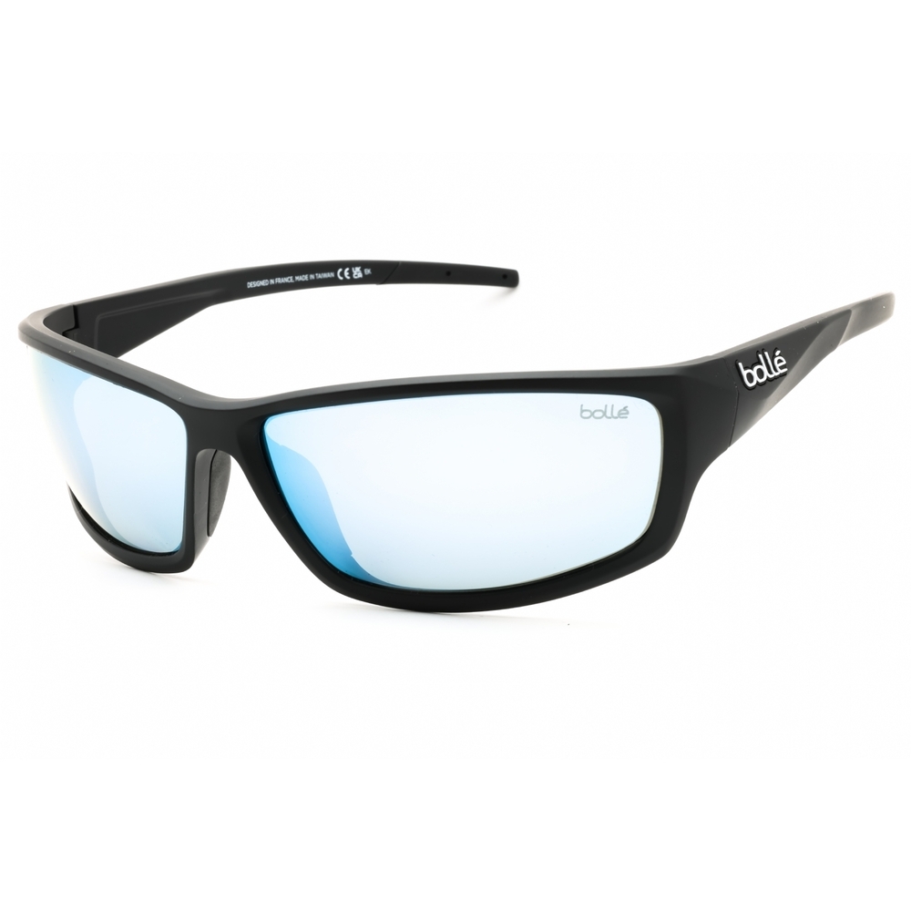 NWT Bolle CERBER-BS041003 68mm Black Matte Sunglasses